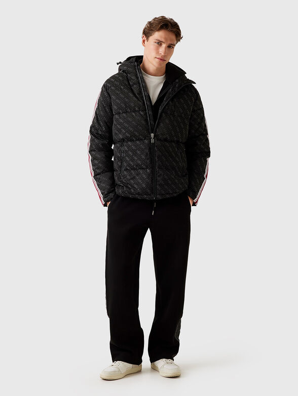 Quilted jacket with contrasting piping - 2