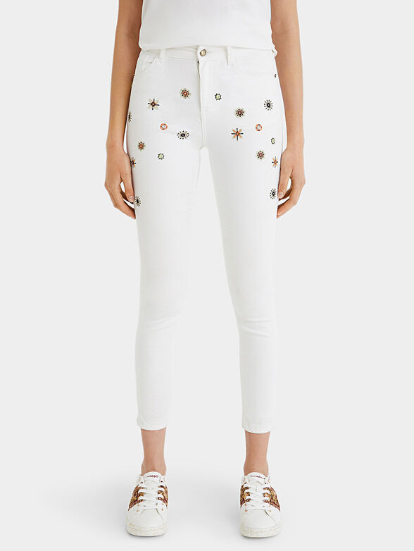 AUSTRIA Skinny jeans with embroidery - 2