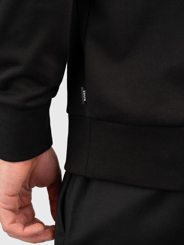 Cotton sweatshirt with front logo - 4