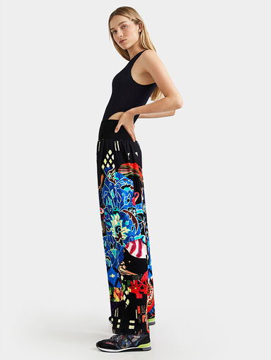 Osaкa trousers with accent print - 5