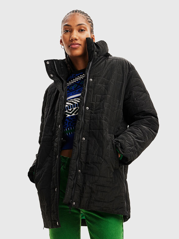 Black padded jacket - 1