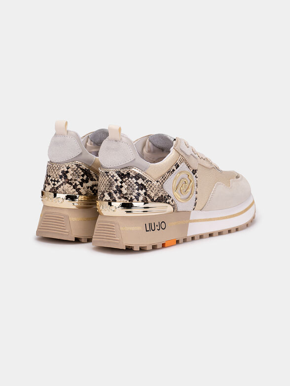 MAXI WONDER 1 beige sneakers - 3