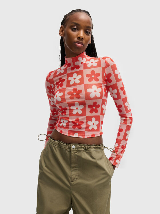 Блуза DASORI с флорален принт - 1