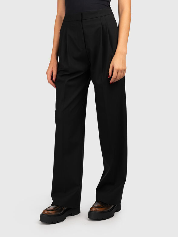 Black trousers HELEPHER-2 with bastie - 0