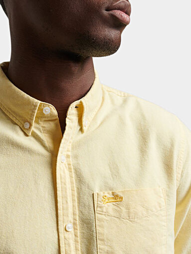 Oxford shirt with logo embroidery - 3