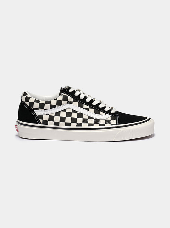 Sneakers with check print - 1