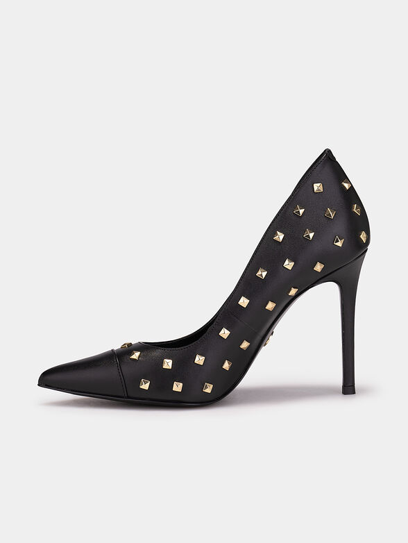 KEKE pumps with metal gold studs - 4