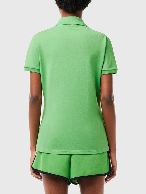 Burgundy cotton polo shirt - 3