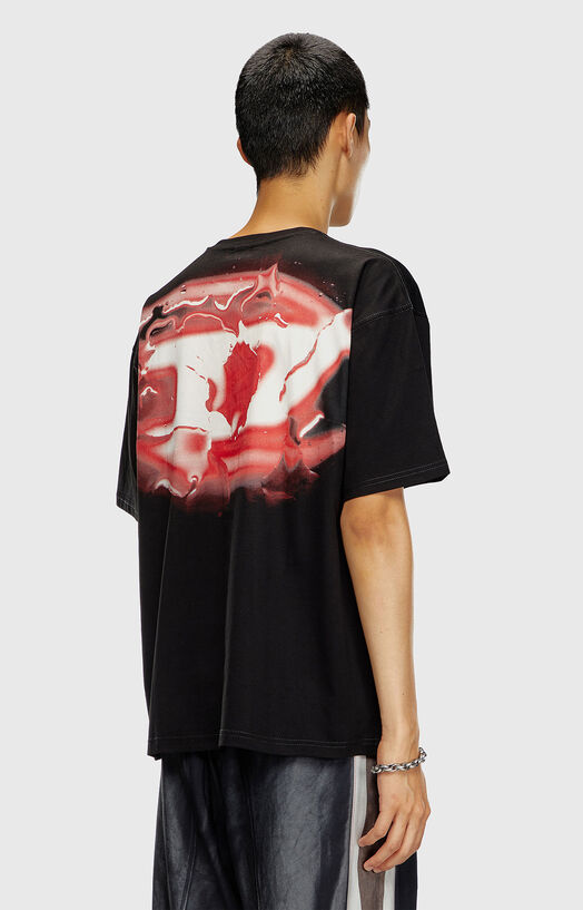 T-shirt T-BOXT-K3 with logo print on the back brand DIESEL