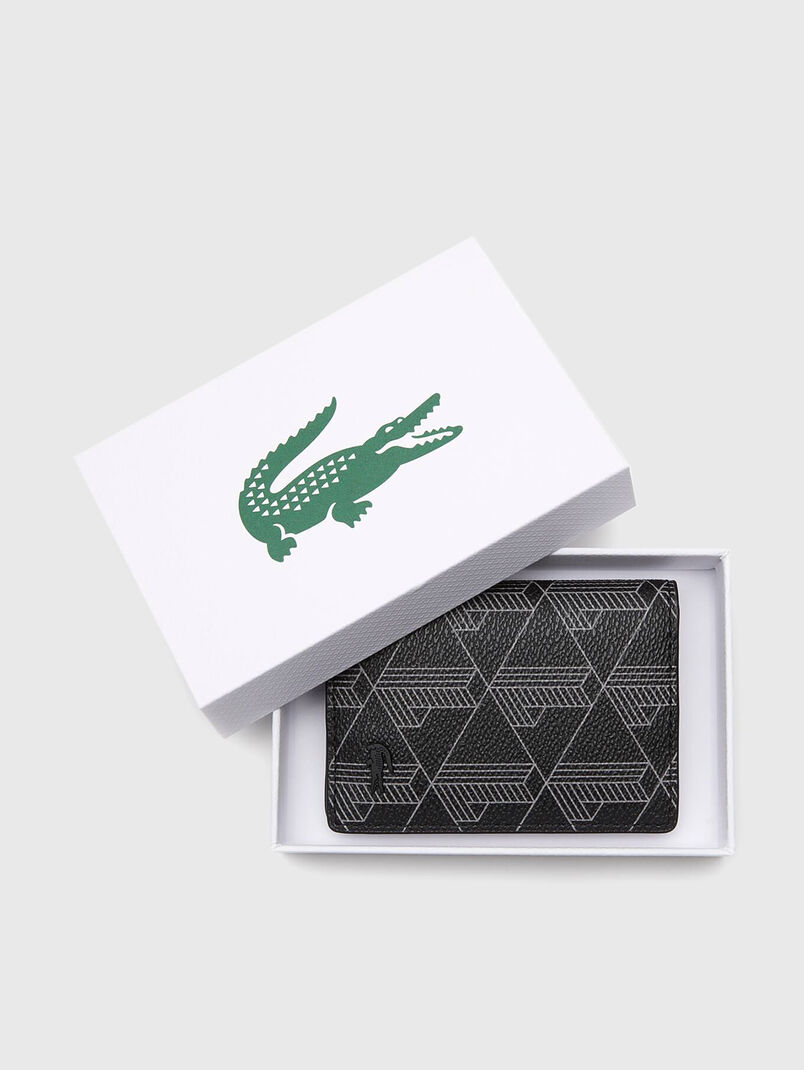 Card holder with monogram print - 3