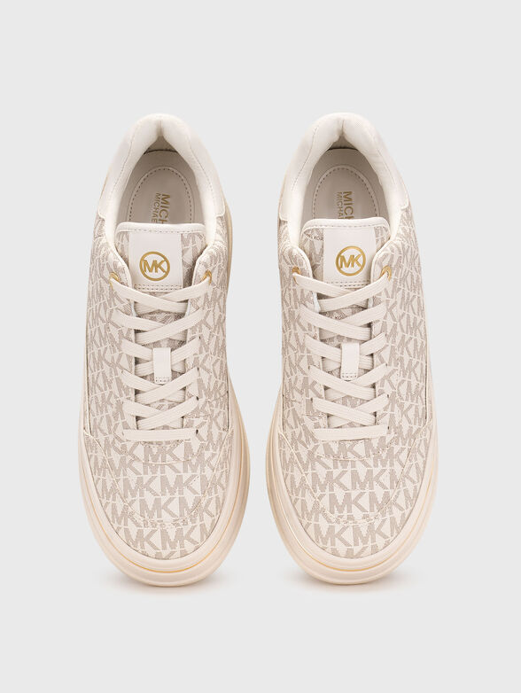 HAYES logo platform sneakers - 6