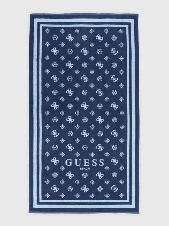 Beach towel with monogram logo - 1