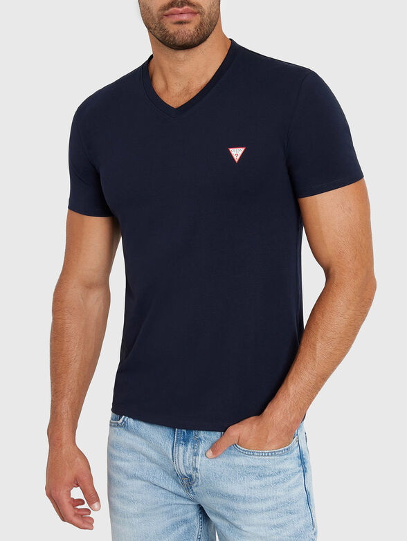 V-neck cotton T-shirt - 4