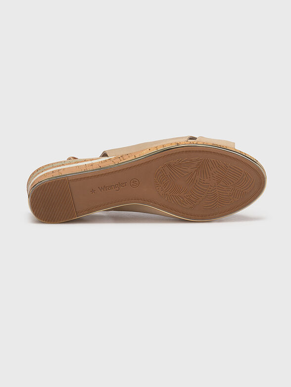 MILA MARINA beige sandals - 4