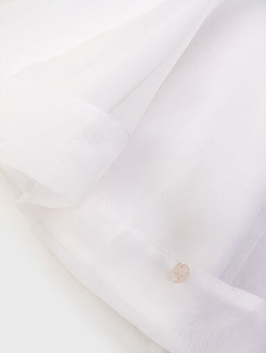White dress with bow - 5