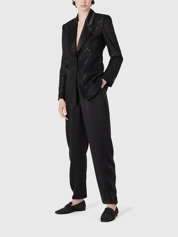 Black blazer with sequins - 2