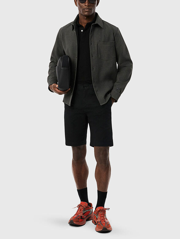 Cotton shorts in black - 6