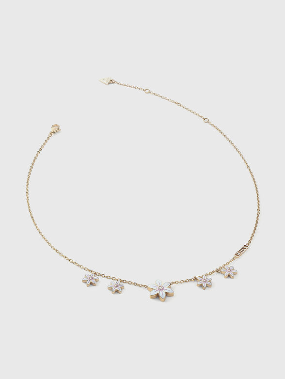 MULTI FLOWER necklace with pendants - 1