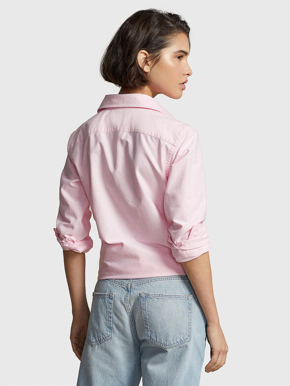 Cotton logo shirt  - 3