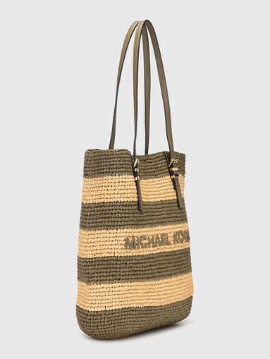 Large bag with woven texture - 3