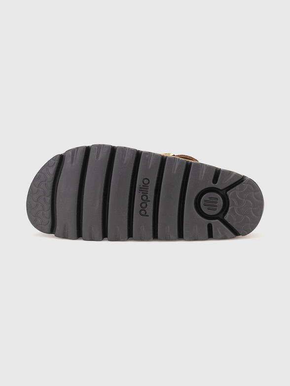 BOSTON suede chunky clogs - 5