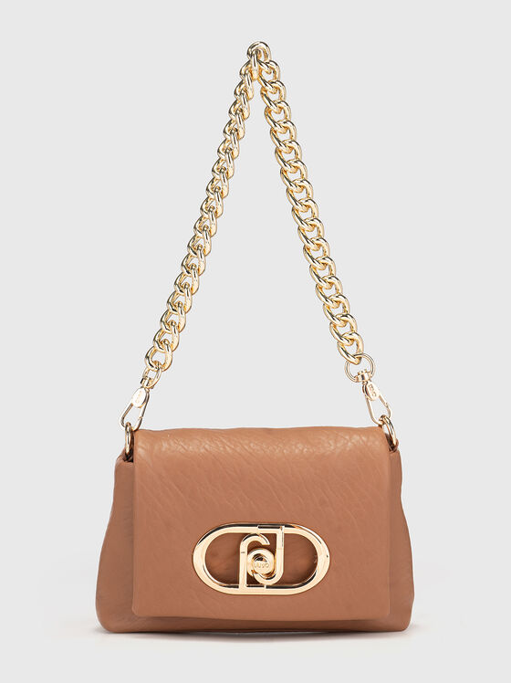 Crossbody bag with gold accents - 1