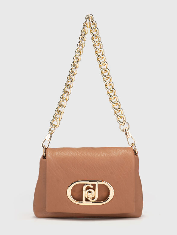 Crossbody bag with gold accents - 1