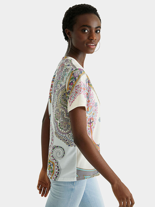 T-shirt with paisley print - 4