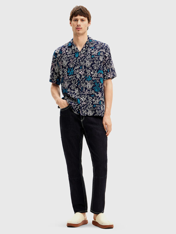 ALFREDO shirt with short sleeves and print - 2
