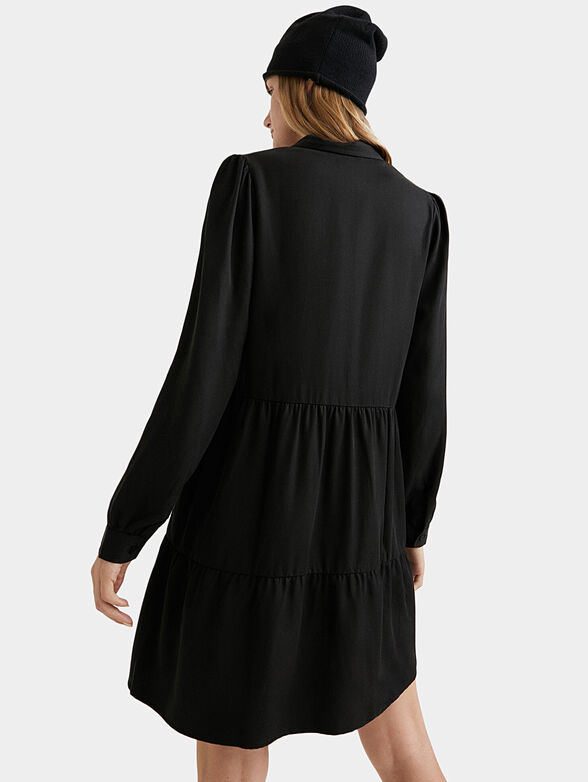 Black dress with buttons - 2