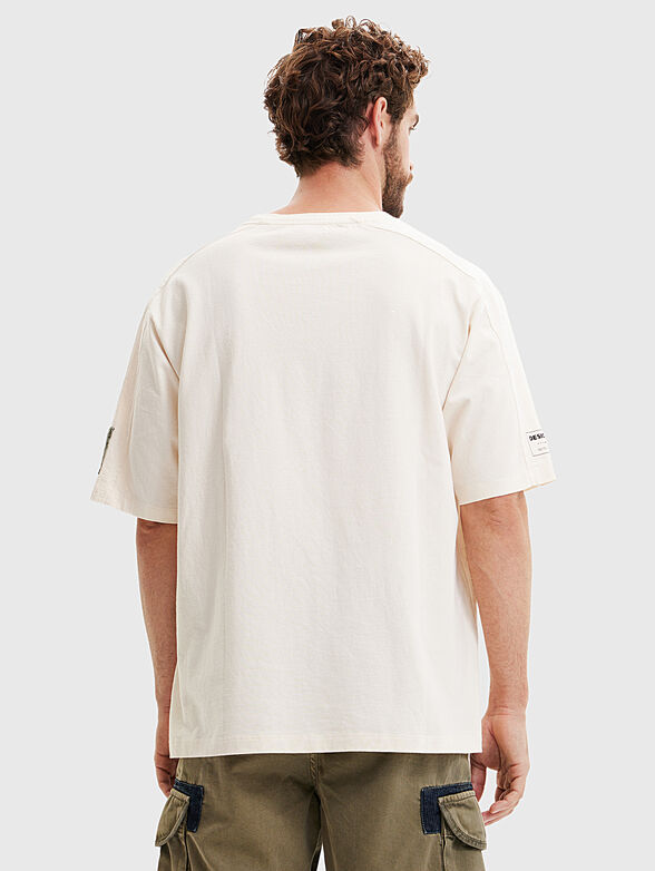 FRANK blue oversized T-shirt  - 3