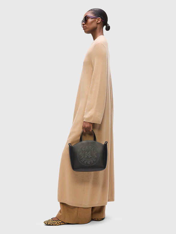 K/CIRCLE small leather tote bag - 2