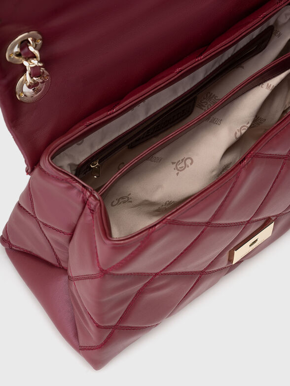 Bag with long strap in beige - 6