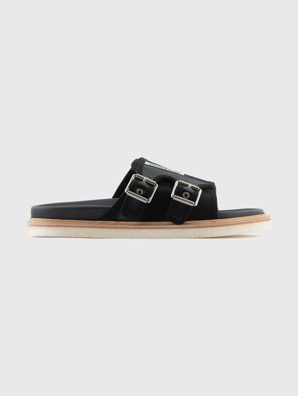 Slippers with logo detail - 1