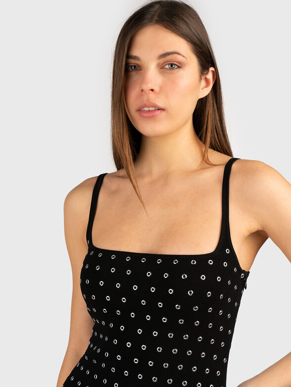 Mini slim dress - 2