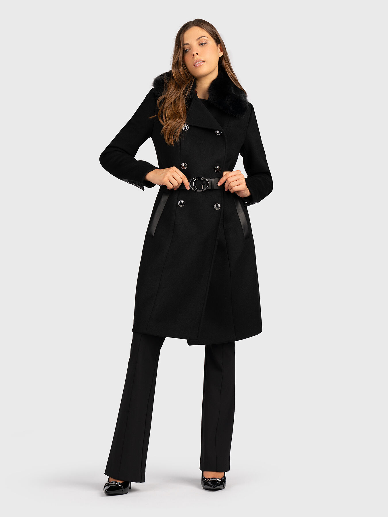 Guess black coat online