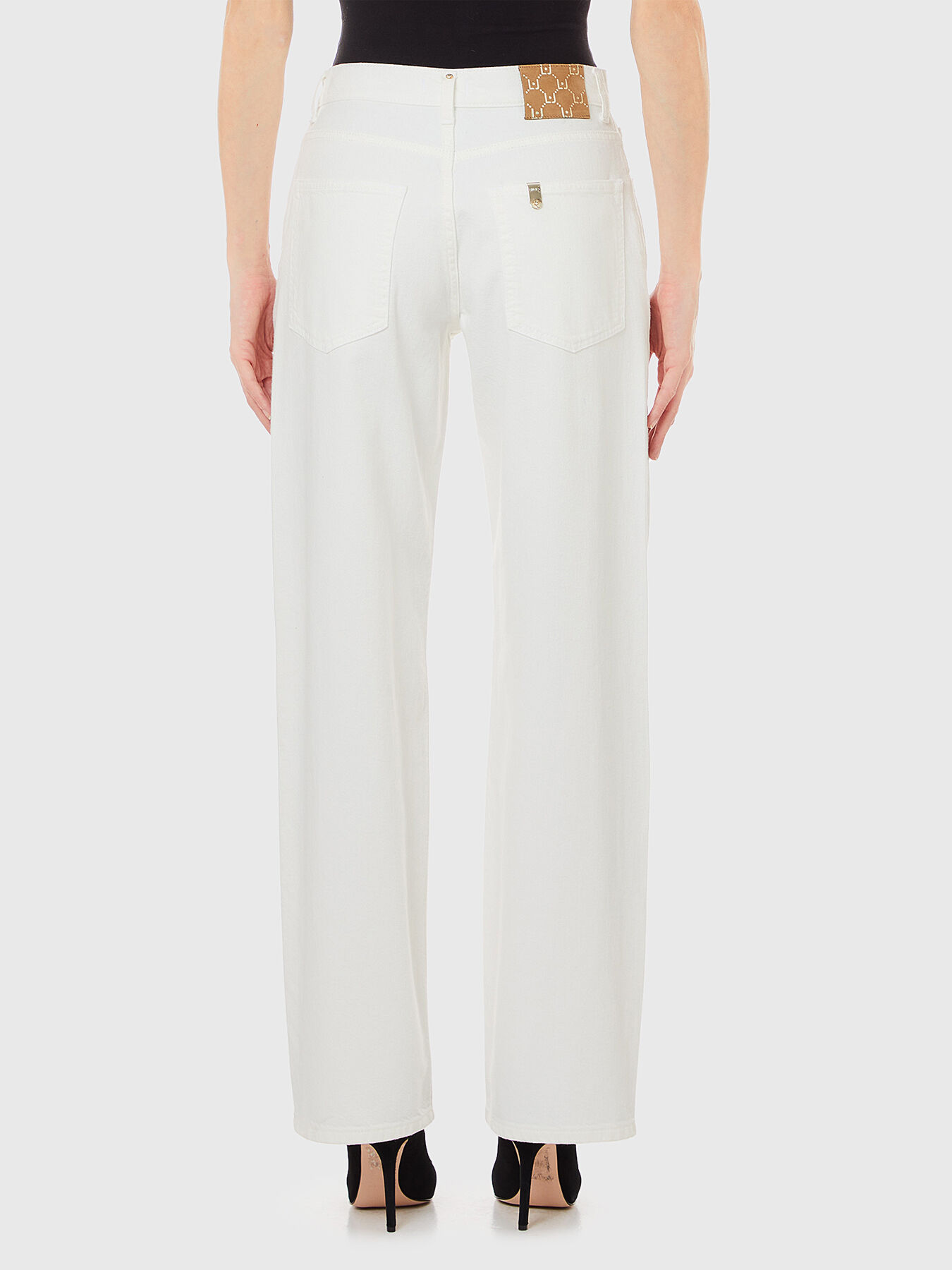 パンツ LIU JO Woman Pants White CA5344T4691 X0256 LJWF4456T4264-10701FW24(2).jpg