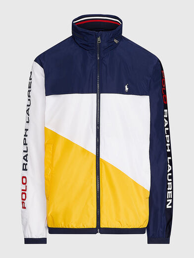 Multicolored jacket with logo inscriptions - 1