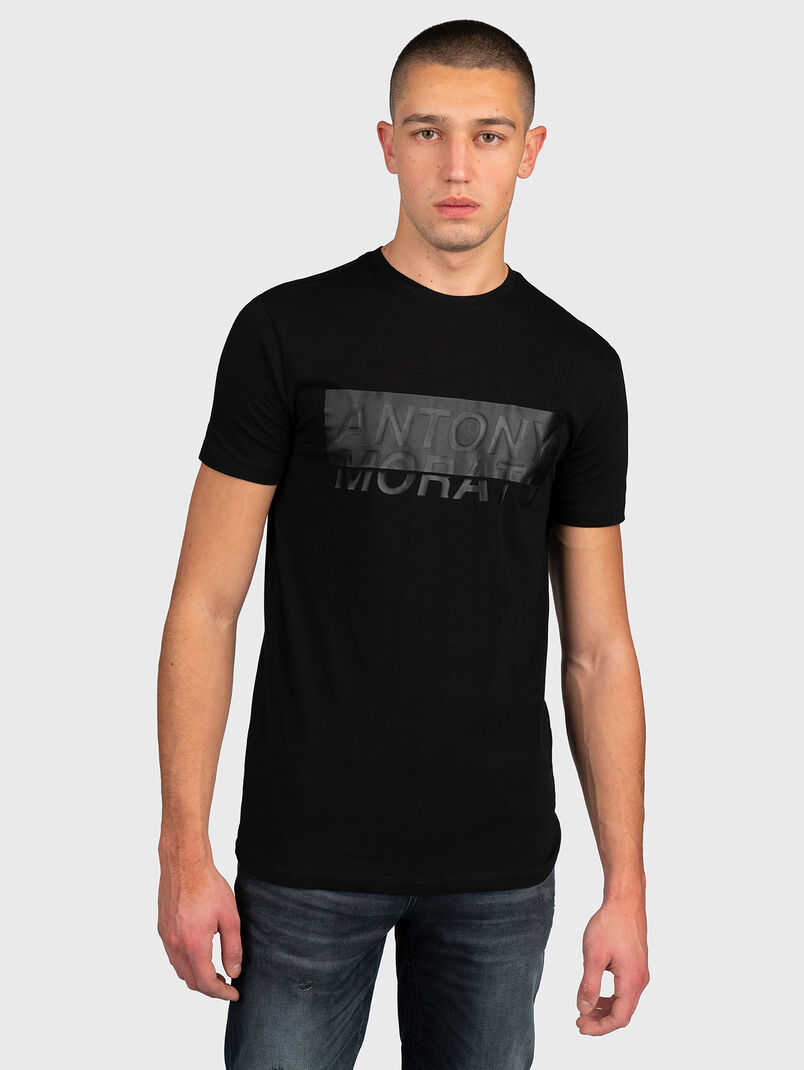 T-shirt with rubberized logo - 3