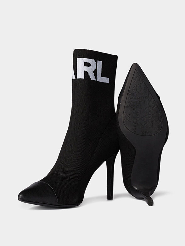 PANDORA Sock boots with a contrasting logo - 2