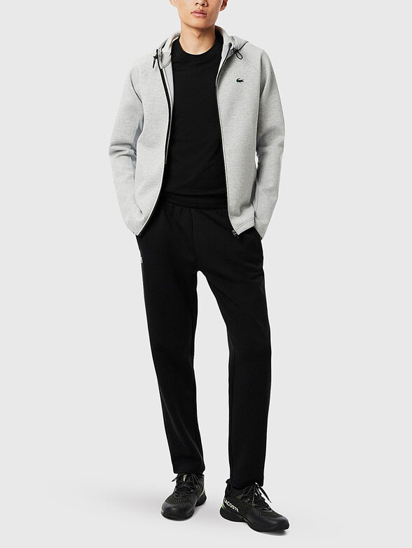 Cotton T-shirt with accent back - 2