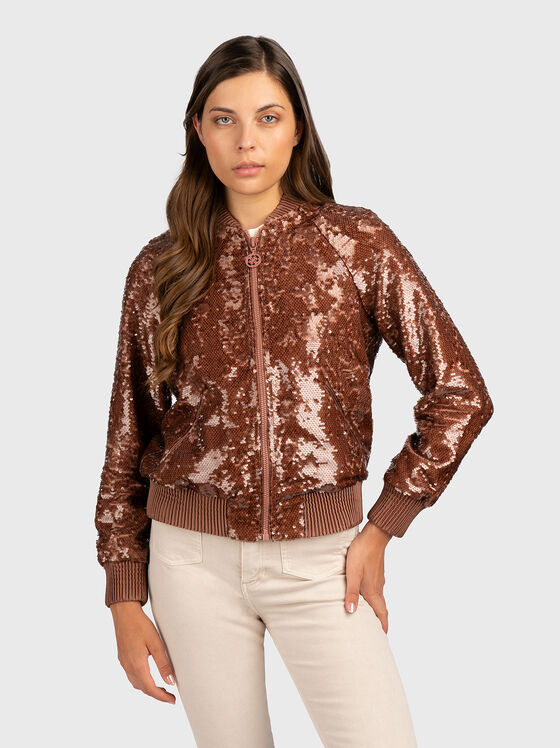 ANTONIA black jacket with sequins - 1