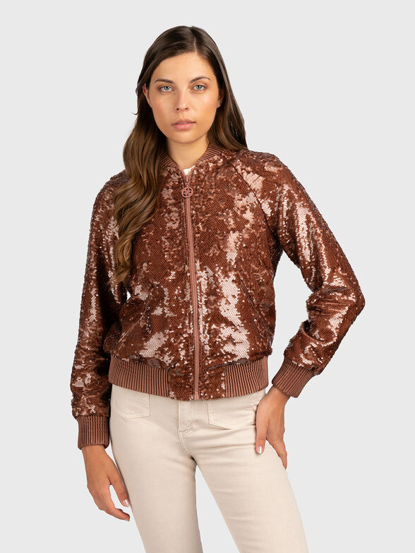 ANTONIA black jacket with sequins - 1