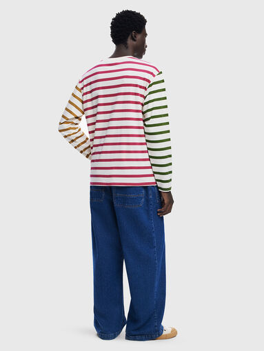 CAROLINAN blouse with multicoloured stripes - 3