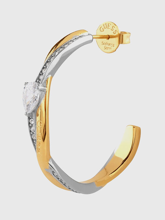 MULTI TWIST rhinestones earrings - 2