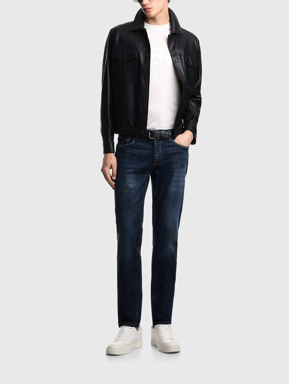 Dark blue jeans - 4