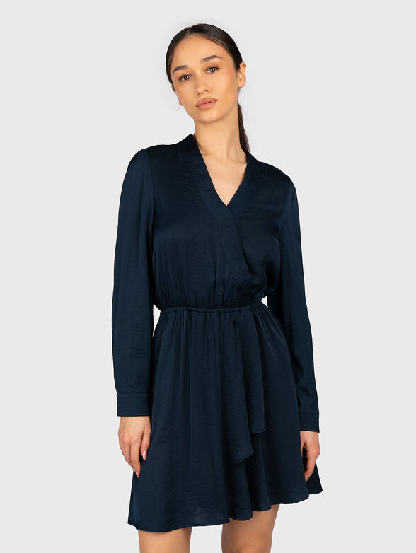 KARIM dark blue mini dress - 1