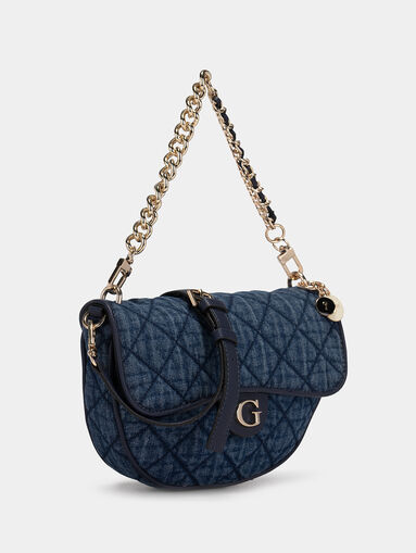 GILLIAN denim bag with quilted effect - 4