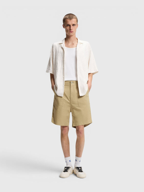 Cotton-blend shorts  - 4