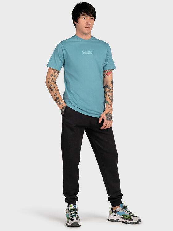 Синя тениска BELSH с лого акцент - 2